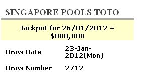 Singapore Pools Toto Results today March 23, 2020: Winning.